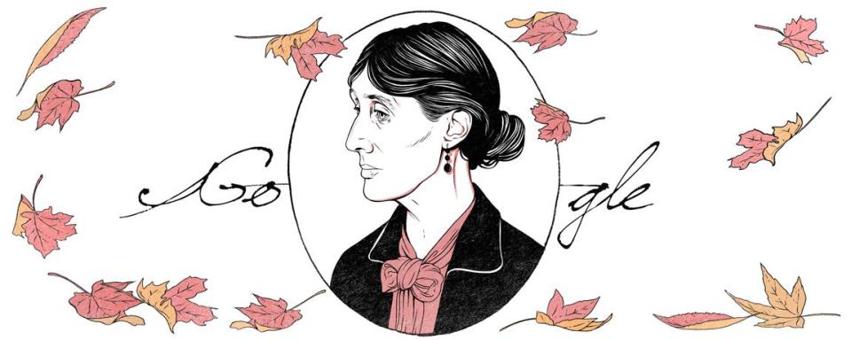  Google is commemorating Woolf on her 136th birthday with this Doodle