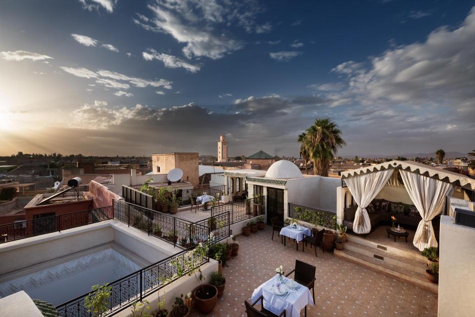  A three-night Romantic Break with Marrakech Riad offers a private airport transfer to one of four riads and dinner overlooking the city