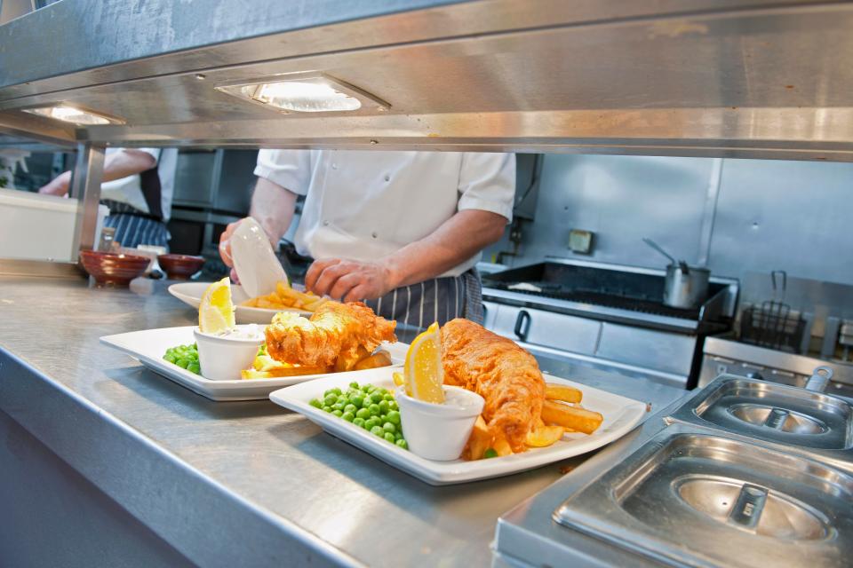  There are thousands of fish and chip shops in the UK