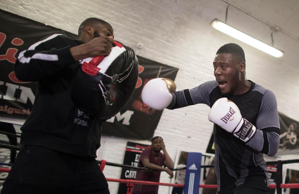  Cruiserweight hotshot Isaac Chamberlain looks ferocious