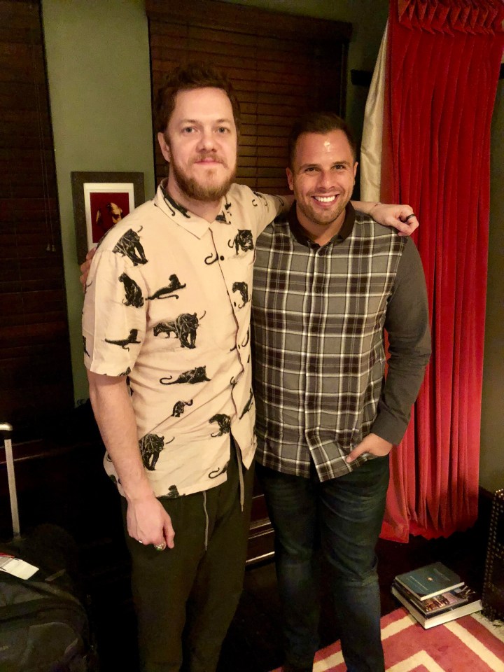 Imagine Dragons frontman Dan Reynolds met Bizarre’s Dan Wootton this week