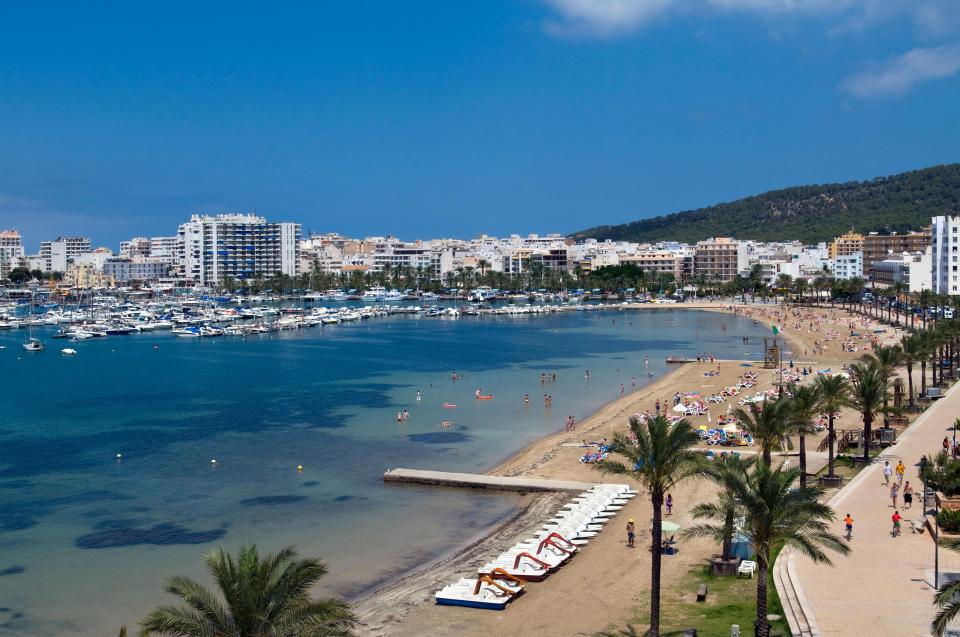  San Antonio is one of the busiest spots in Ibiza - and the best spot of you fancy partying 24/7