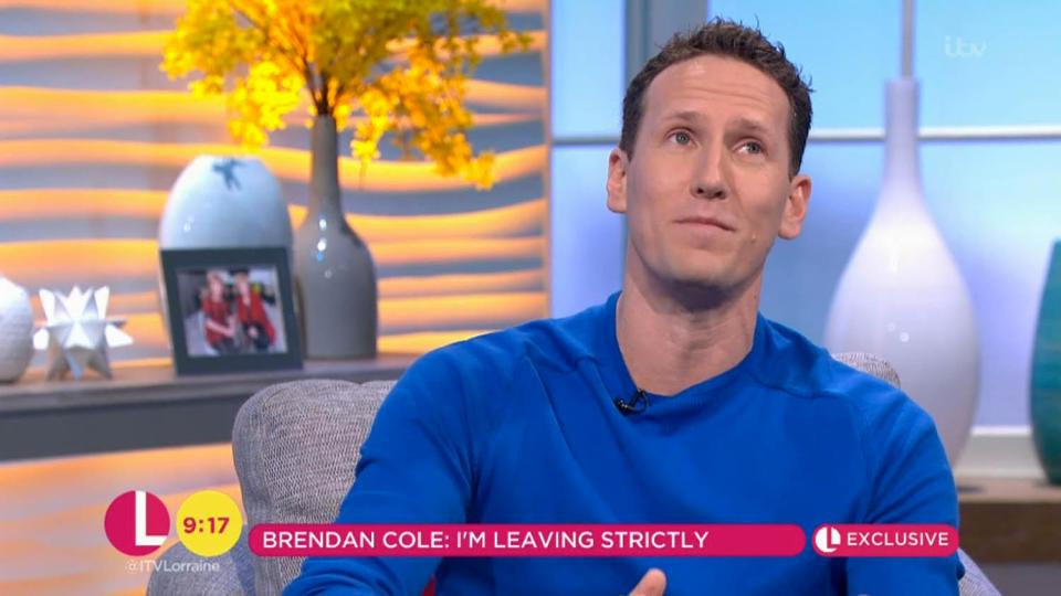  The professional dancer was visibly emotional as he revealed on today's Lorraine that the BBC has not renewed his contract