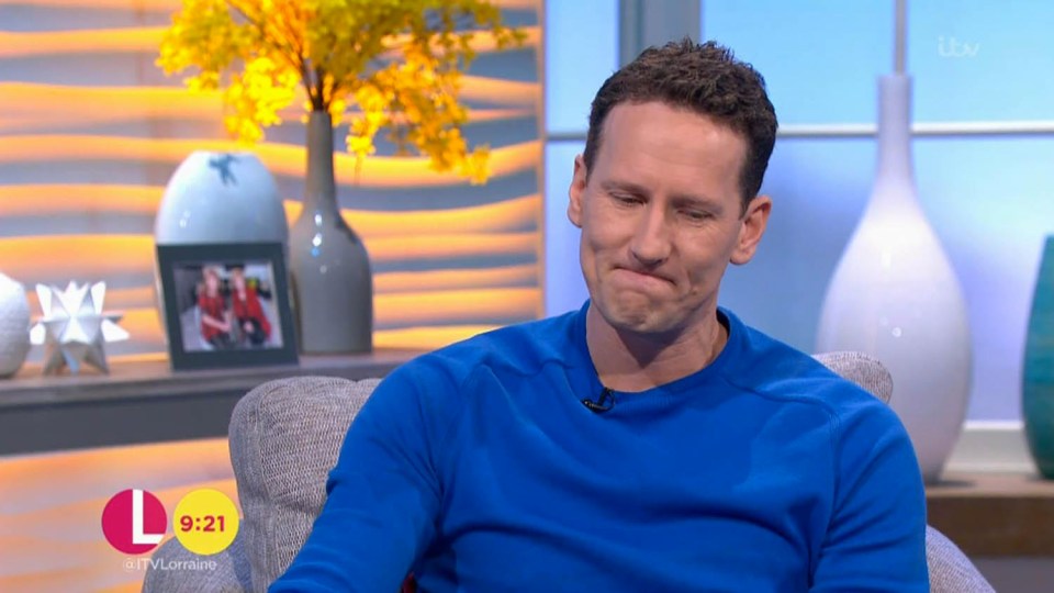 The 41-year-old was seen holding back the tears on ITV's Lorraine while he spoke about his departure from the show