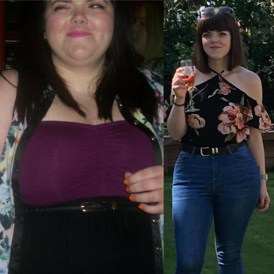 Rachel now wears a size 8 to 10 after losing 10 stone 