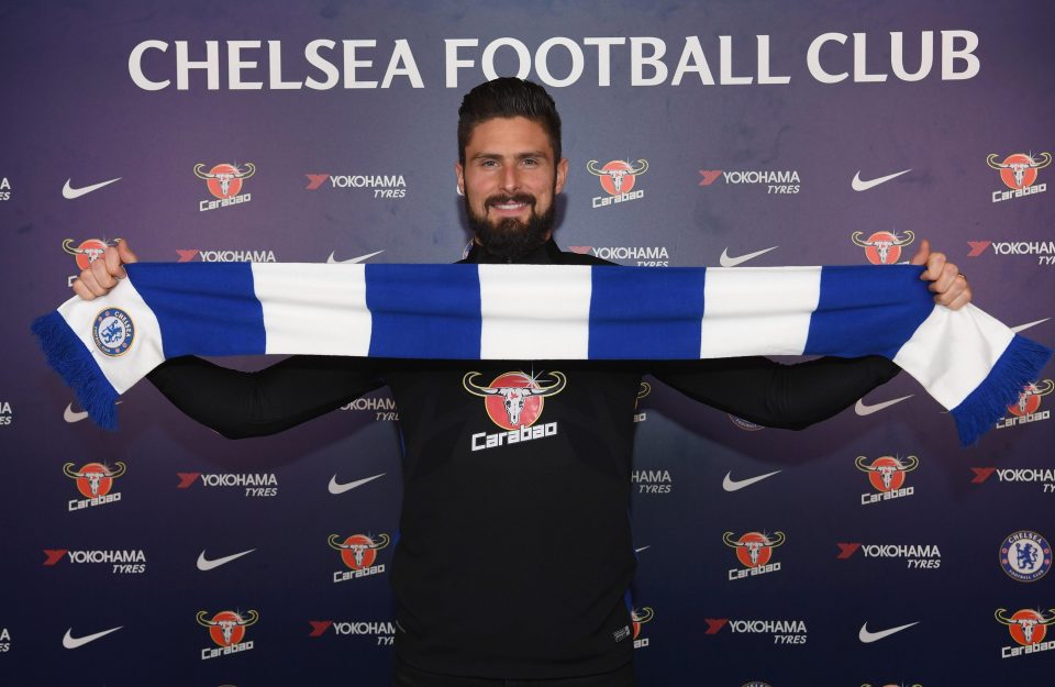  Ex-Arsenal star Olivier Giroud completed his cross-London move to Stamford Bridge after a medical this morning