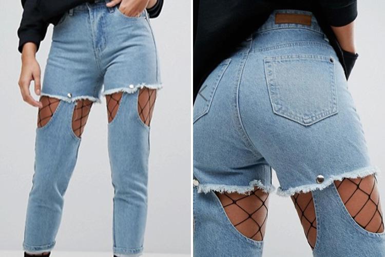  These £40 Liquor N Poker jeans from Asos feature press studs which, when released, transform the jeans into shorts