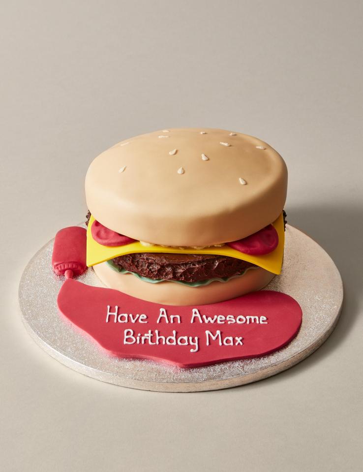  Marks & Spencer is now selling a burger-shaped cake