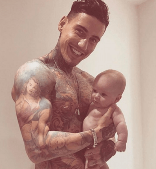  The Celebrity Big Brother star is using his baby son, who he's not seen for seven months, as the motivation he needs to change his life for good