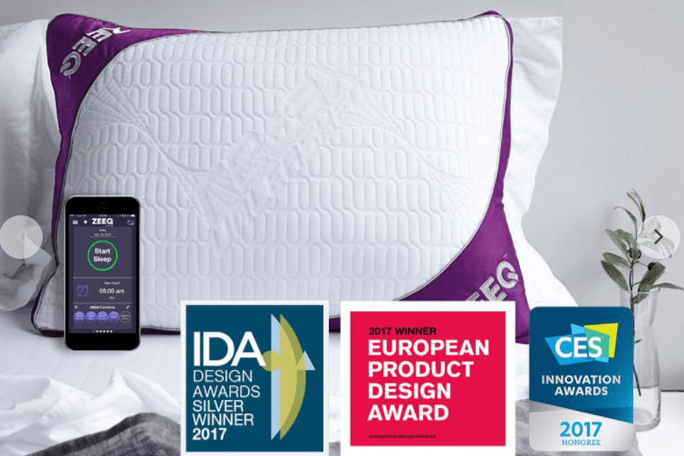 Use a one-off £50 voucher on this Zeeq Smart Pillow