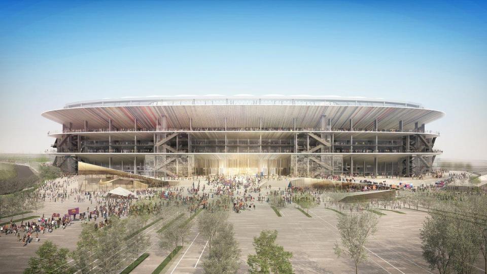  Europe's biggest stadium is about to get even bigger, with a projected 105,000 capacity