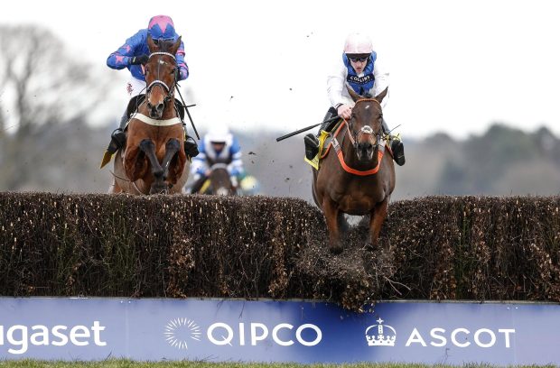 Waiting Patiently (right) beat Cue Card at Ascot last year