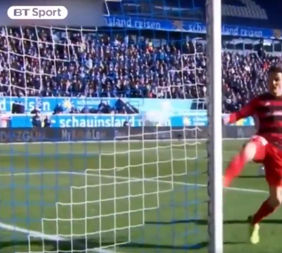  The Ingolstadt forward was able to poke home into the open net