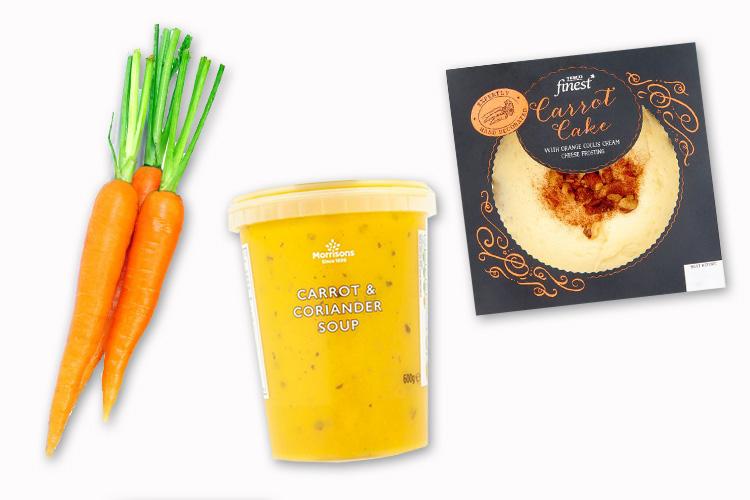  We'll shed light on these carrots and carrot-derived products