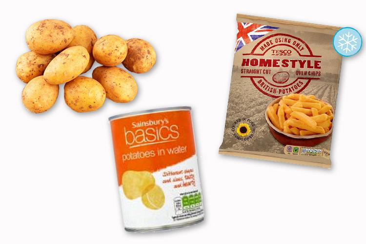  The real thing, tinned or as oven chips