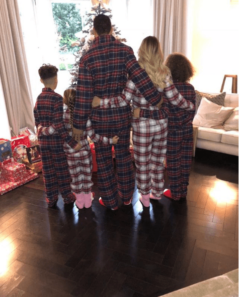  Kate enjoyed a cosy Christmas with Rio and the three children