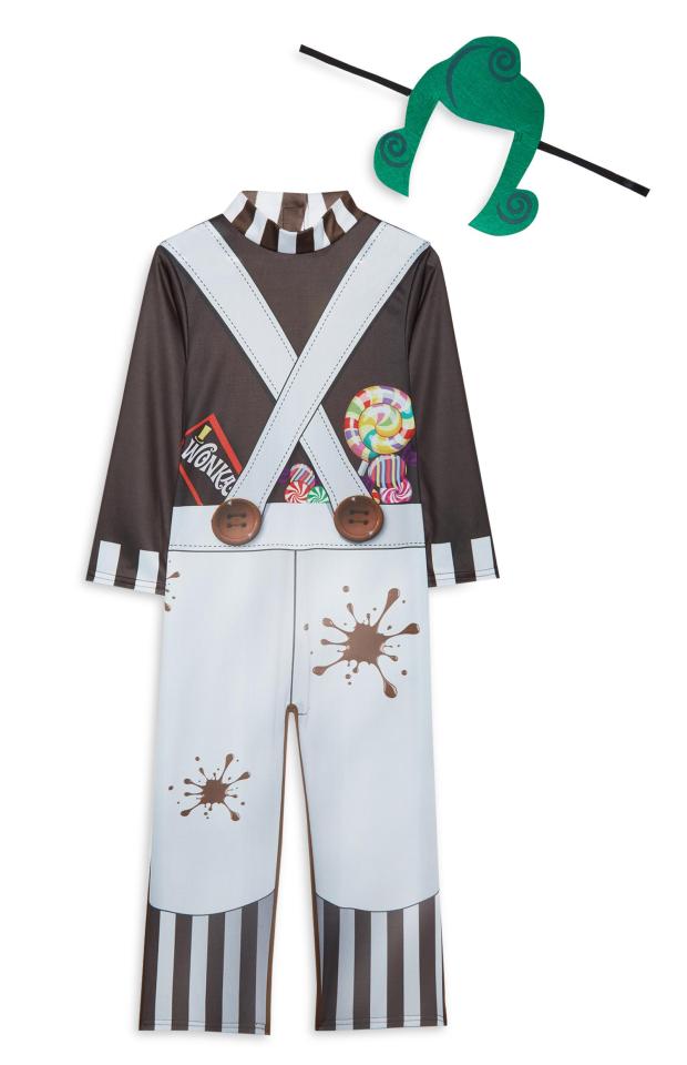  For die-hard fans of Charlie and the Chocolate Factory, there's even an Oompa-Loompa suit