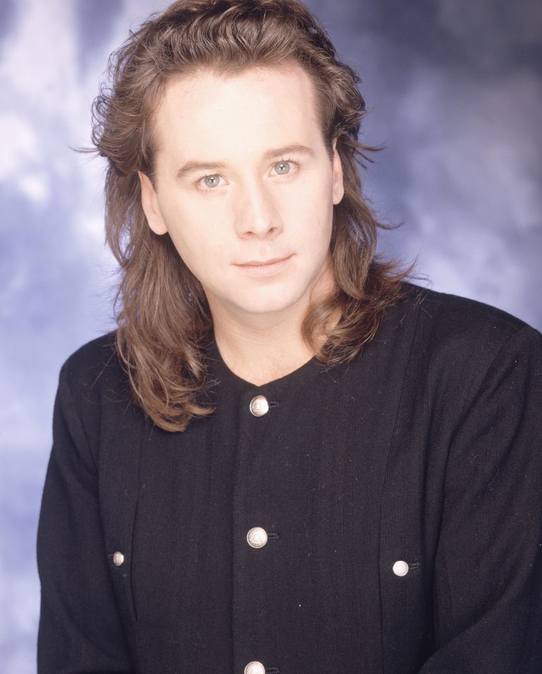  A young Jim Kerr, who started out as a punk rocker