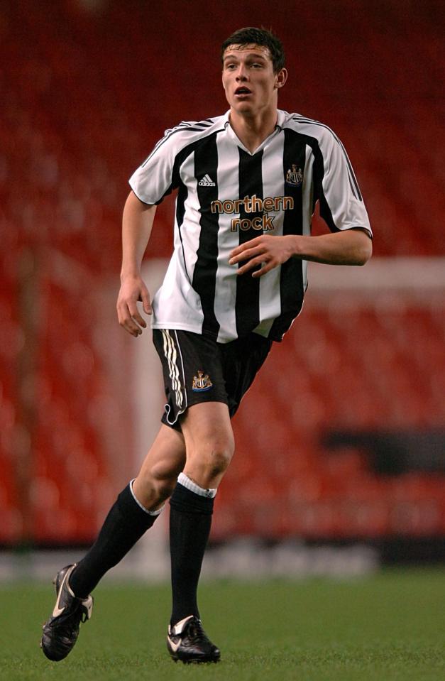  Andy Carroll made his Newcastle debut in November 2006