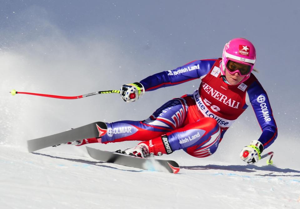  Chemmy in action in at the FIS Ski World Cup in 2010