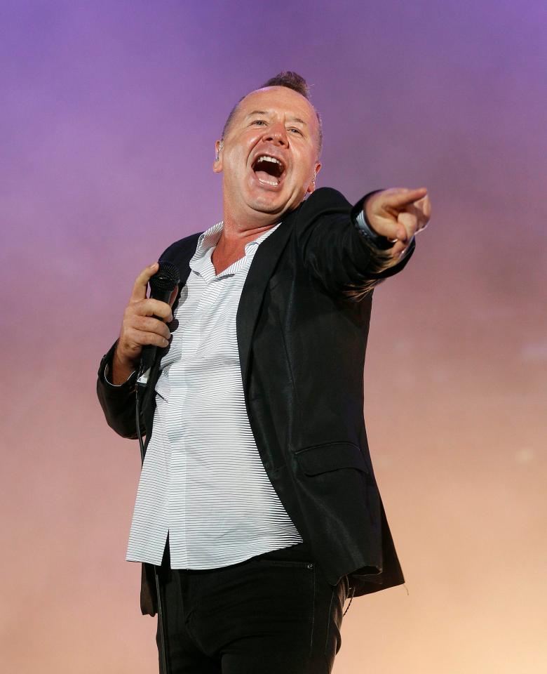  Jim Kerr, whose tour with Simple Minds kicks off on Tuesday