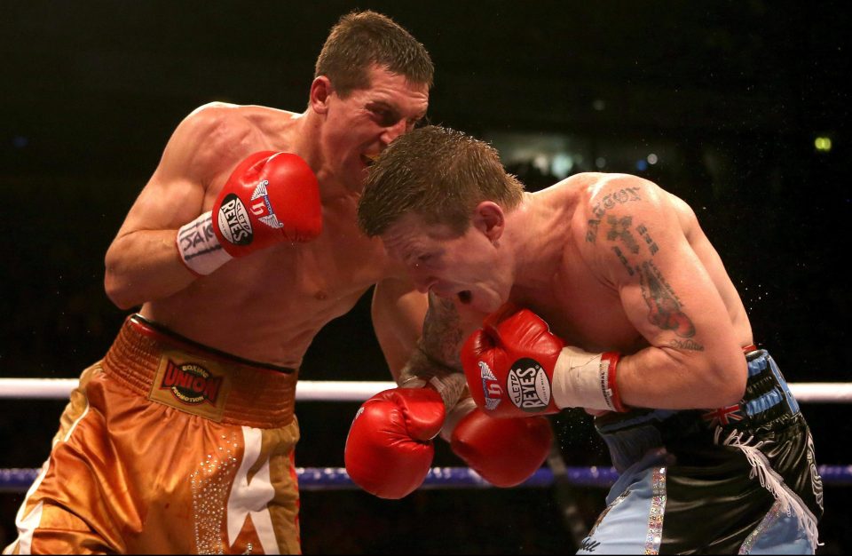 Ricky Hatton made a disastrous comeback against Vyacheslav Senchenko