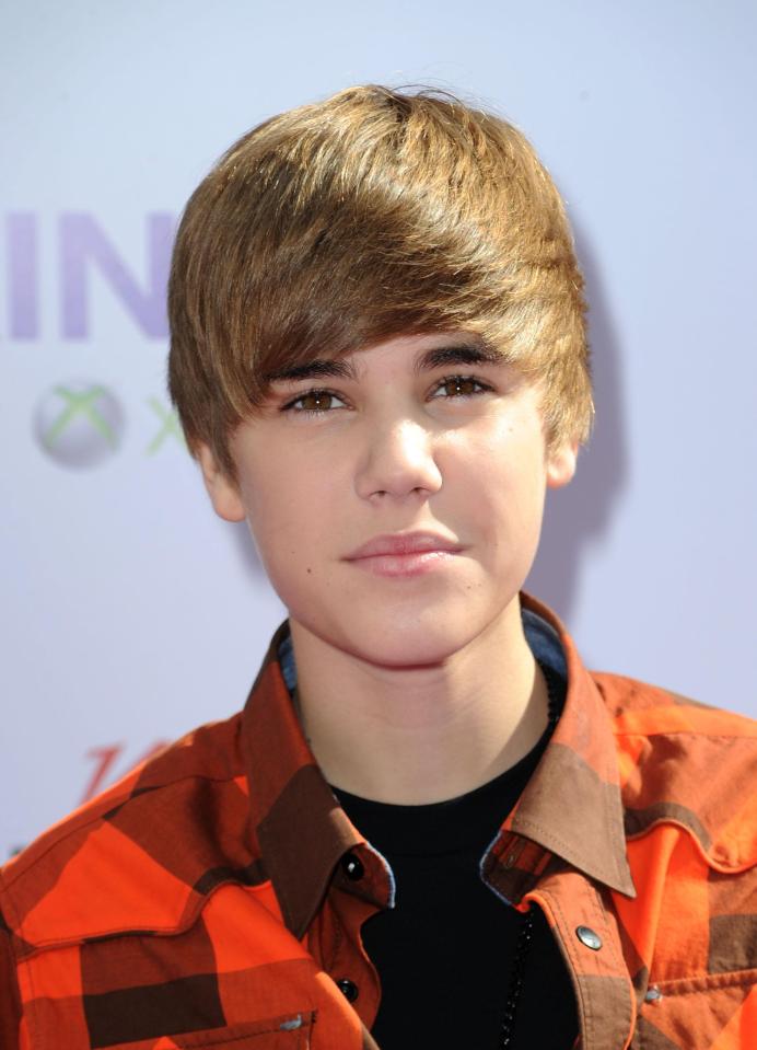  Justin Bieber made a thick sweeping fringe his trademark look early on in his career