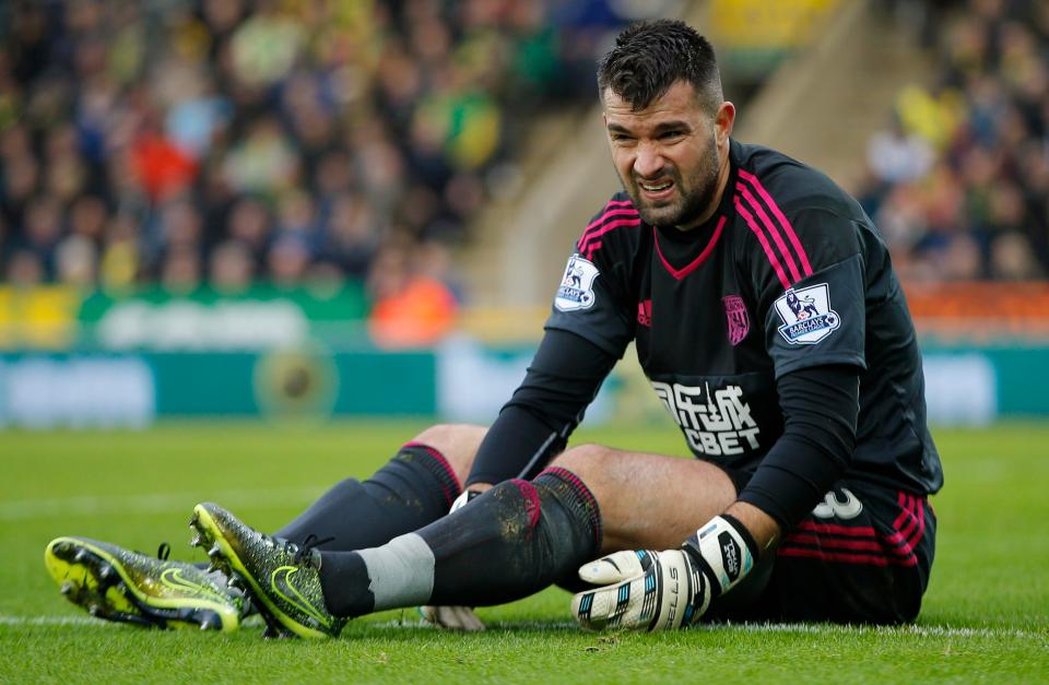  West Brom keeper Boaz Myhill was pictured on the night out