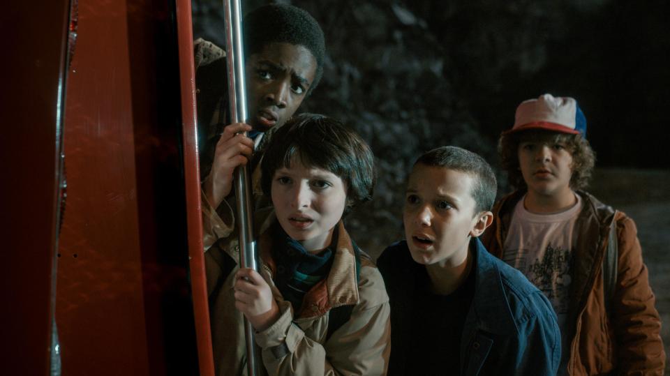  Netflix series Stranger Things has also proven a huge hit with Brits