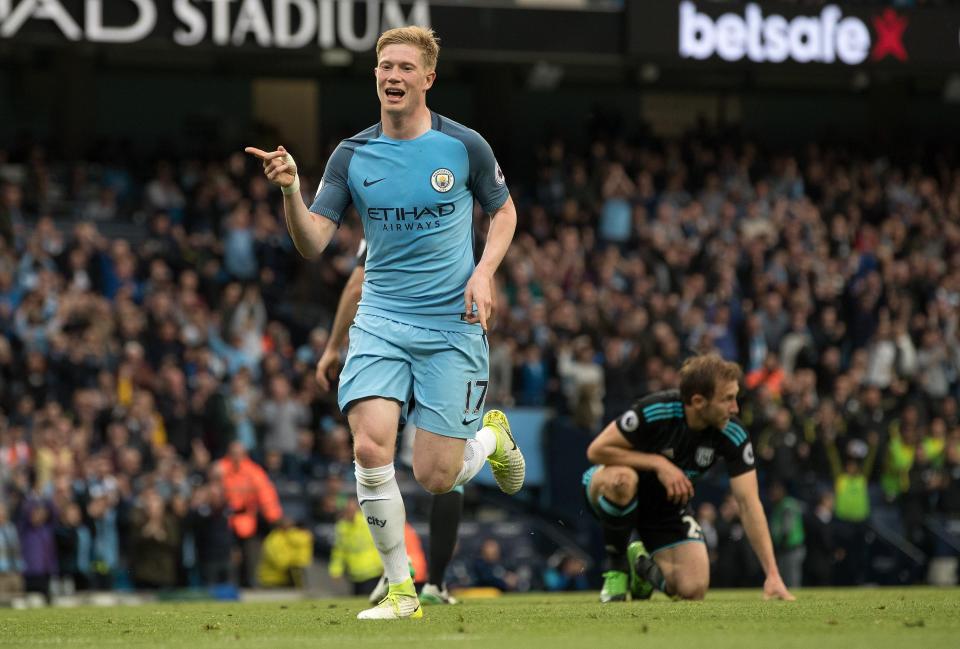  Belgium midfielder Kevin De Bruyne has been one of the Premier League's best players this season