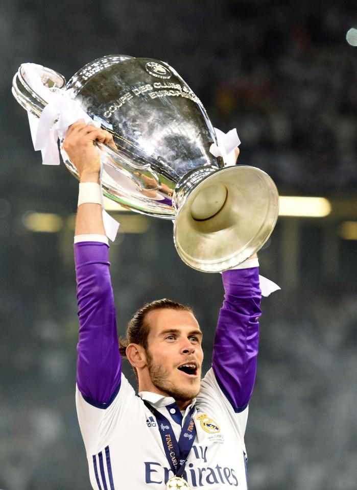  Gareth Bale has four Champions League crowns with Real Madrid