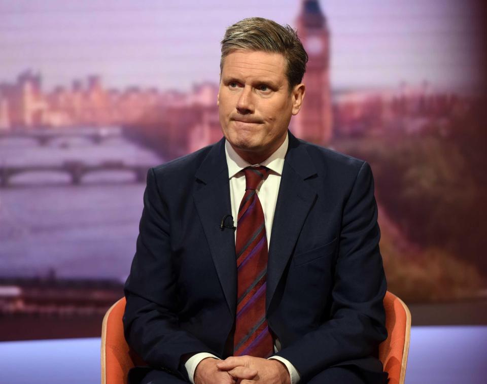  Labour's Shadow Brexit Secretary Sir Keir Starmer confirmed today on the Andrew Marr show that the party had 'unanimously' approved the stunning U-turn boasting 'crunch time is coming for the PM'