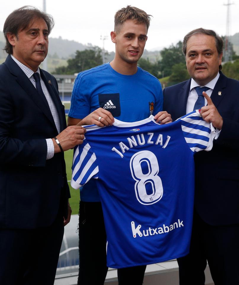  Adnan Januzaj left Manchester United to join Real Sociedad in summer