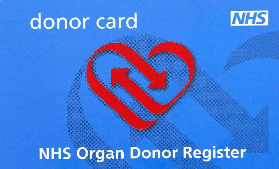 Currently, anyone who wants their body to be used for transplants after death has to join the donor register