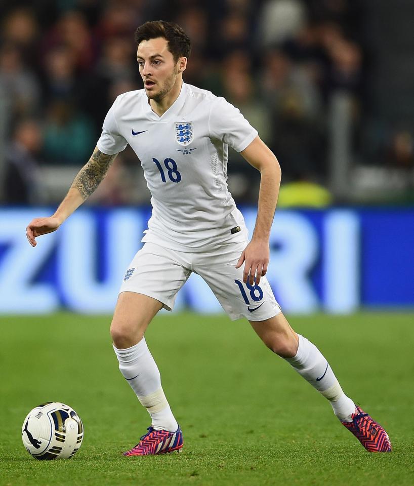 Ryan Mason made his England debut in March 2015 against Italy