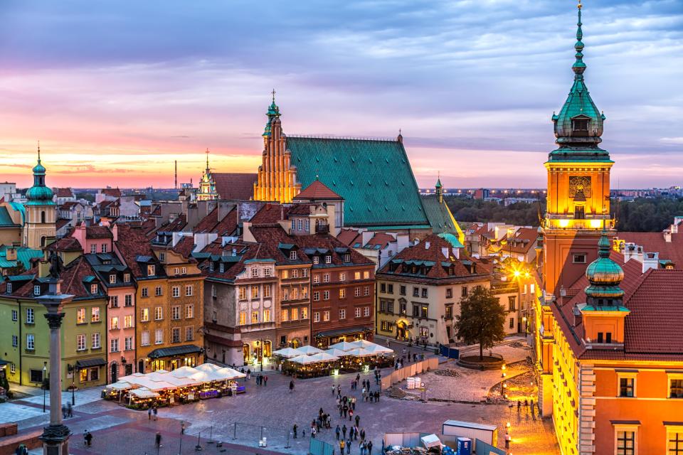  Warsaw's architecture is a blend of Gothic and communist