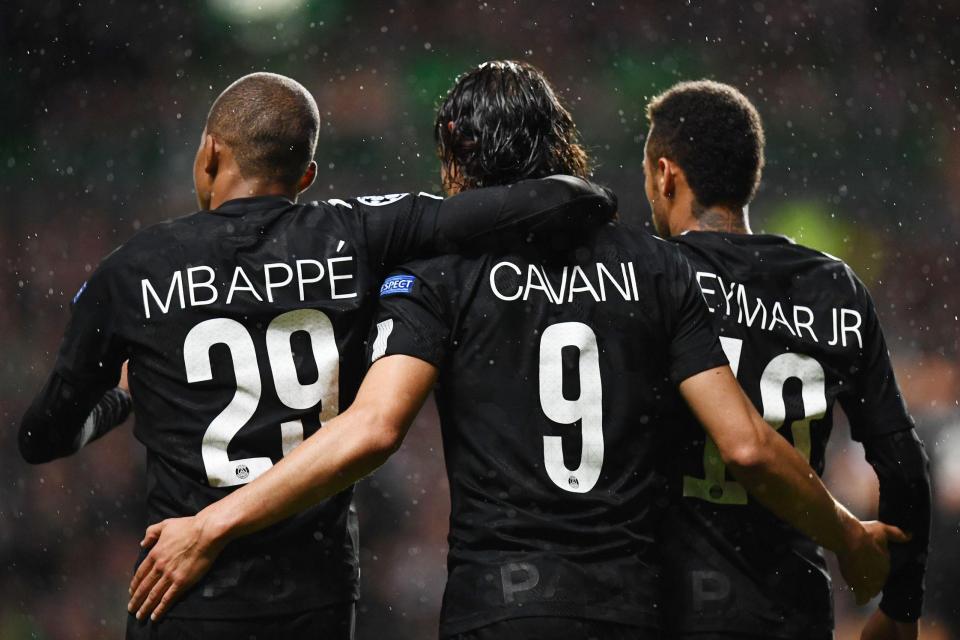  Frightful attacking trip Cavani, Neymar and Mbappe are the three best paid players in France