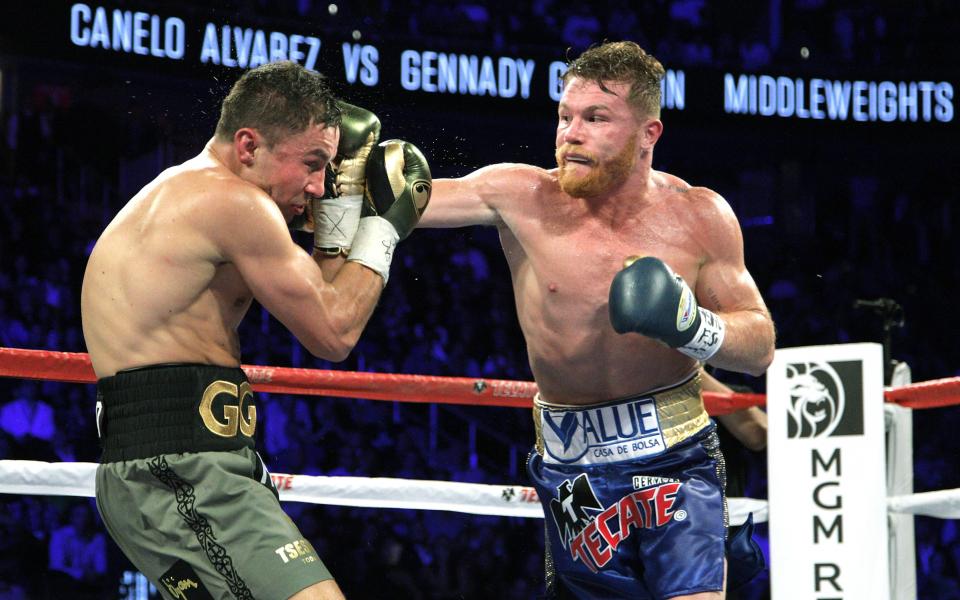  Canelo was handed a draw against Gennady Golovkin but looked the beaten fighter