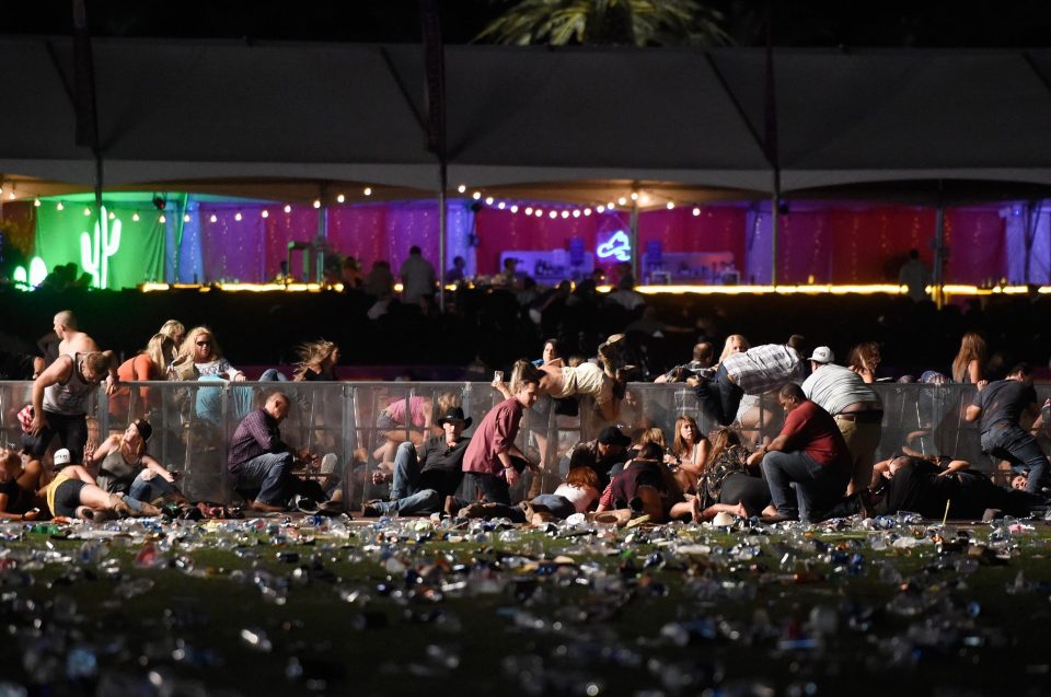 The couple were on their way back to their hotel when the gunman unleashed his deadly assault on country music festival goers