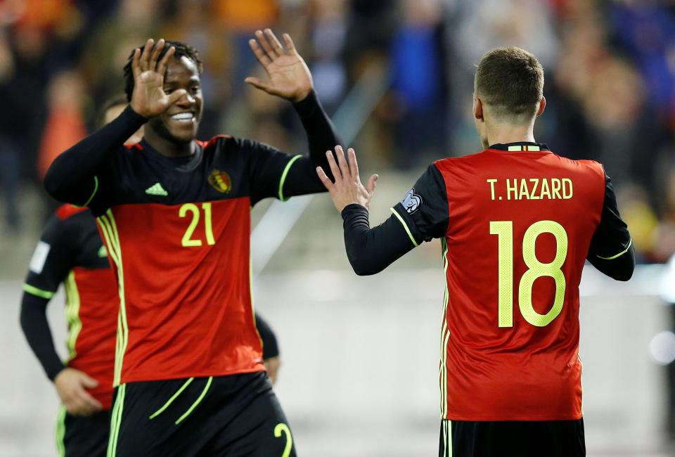  Thorgan Hazard has seven caps for Belgium