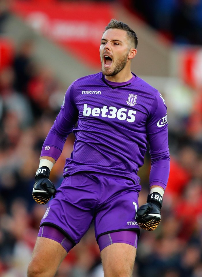 Stoke ace Jack Butland has established himself as one the Premier League’s top goalkeeper’s