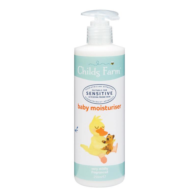  Childs Farm baby moisturiser is made of 98 per cent naturally derived ingredients, has no artificial colours and is free from parabens, according to the British brand