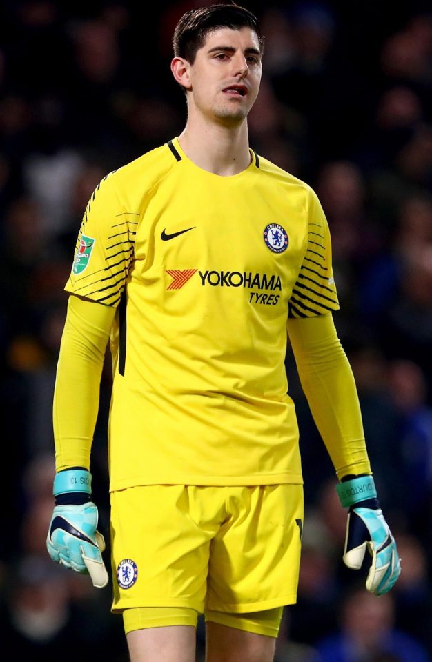 Thibaut Courtois is yet to sign a new £200,000-a-week Chelsea contract