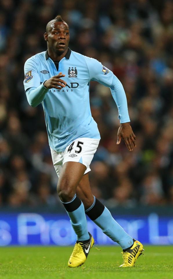  Mario Balotelli spent several seasons in the Premier League playing for Manchester City and Liverpool