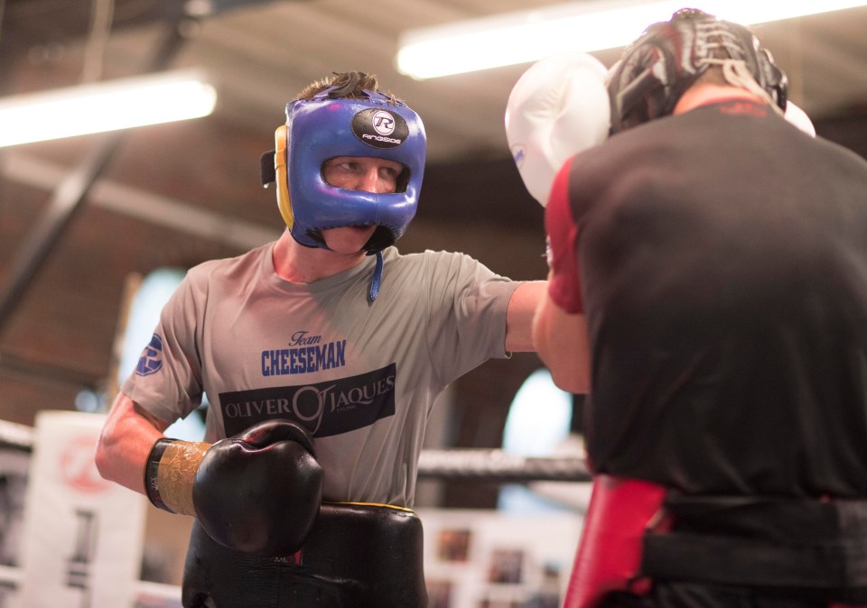 The Bermondsey brawler says sparring is tougher against his gym mates