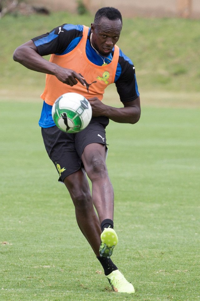 Usain Bolt has always been keen on football and will certainly add pace up front