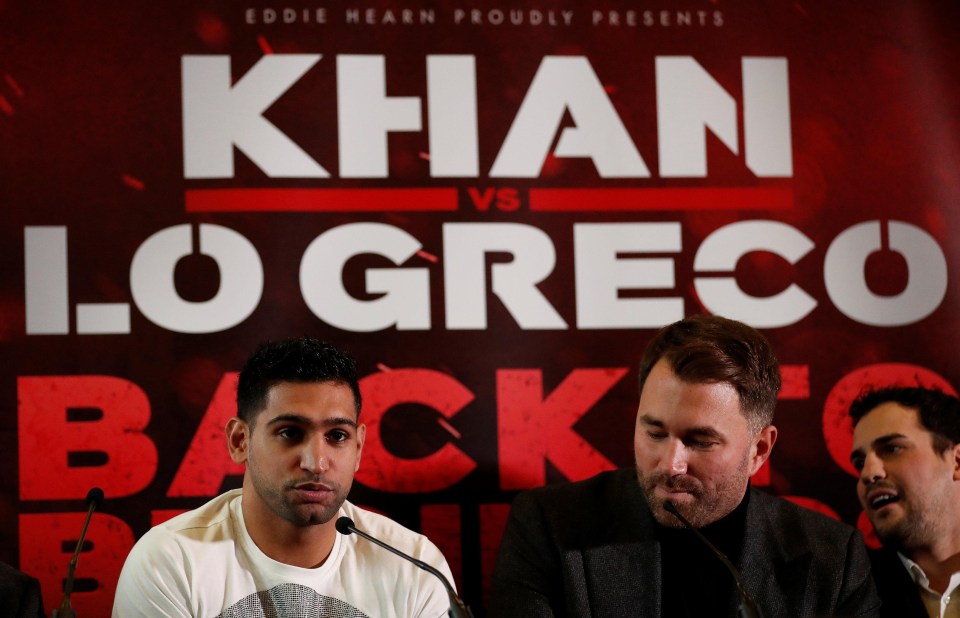 Amir Khan and Ted Cheeesman both work with Eddie Hearn