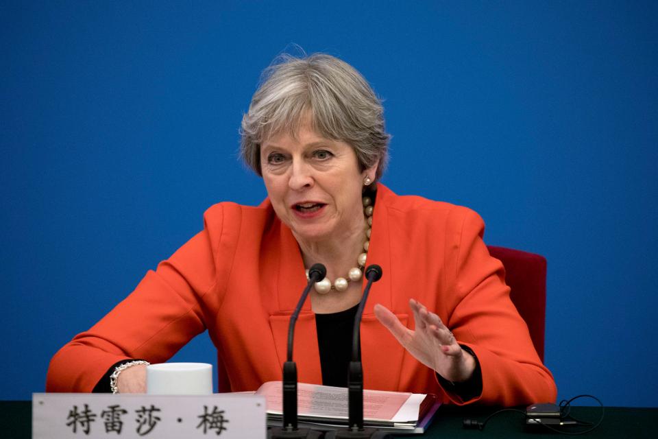  Theresa May is calling for an end to snobbery around vocational training