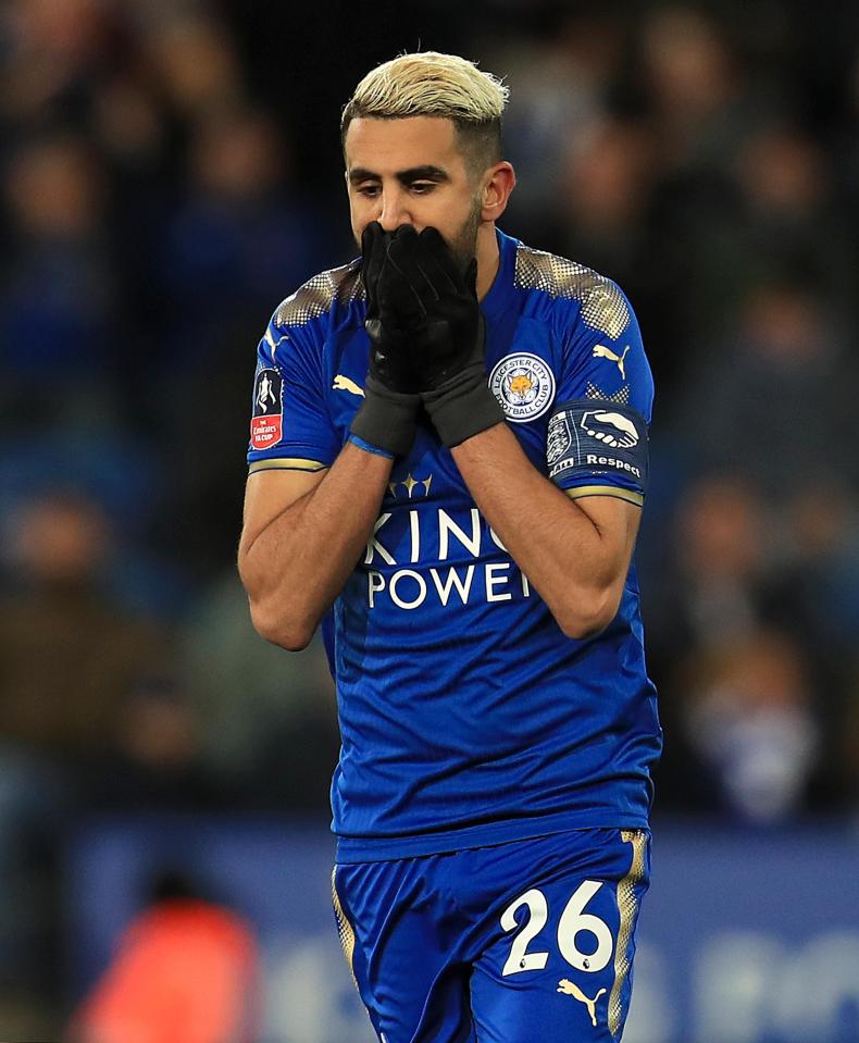 Leicester fans might not be too happy with Riyad Mahrez after he failed to turn up for training for a second time