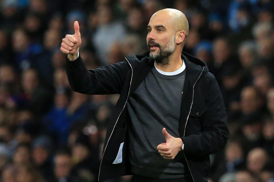 Pep Guardiola was voted Prem manager of the year in a survey of 2,041 secondary-school pupils